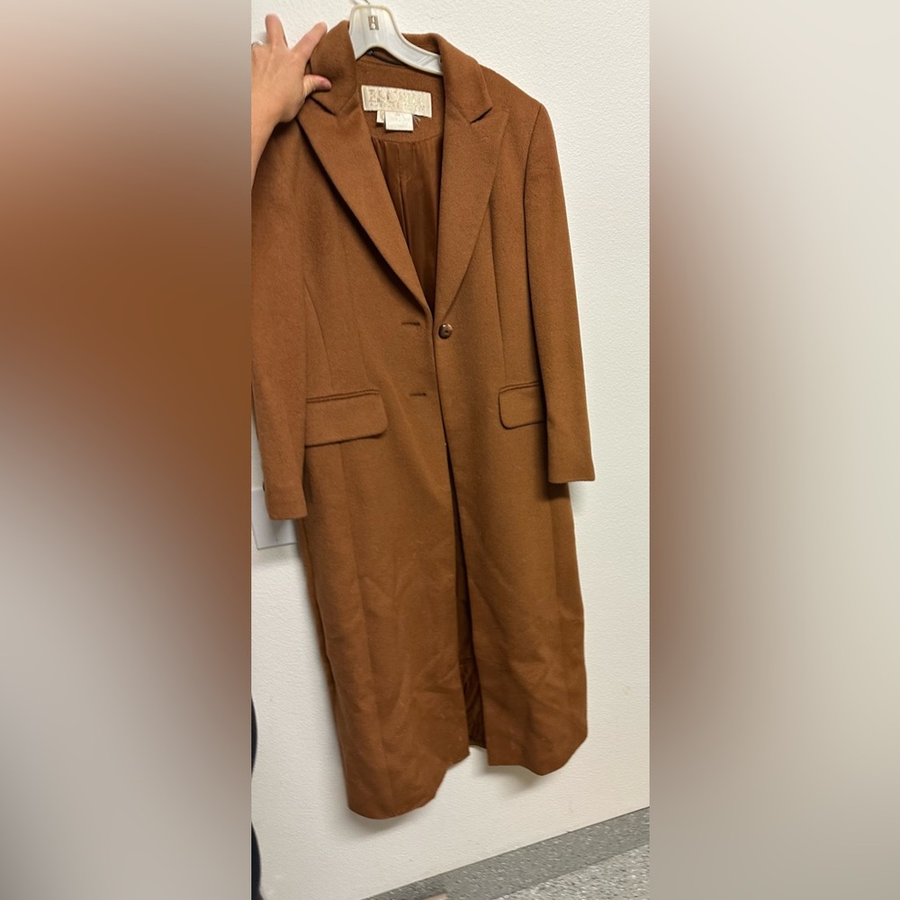 Vintage Escada Margareth Ley Wool Trench Coat